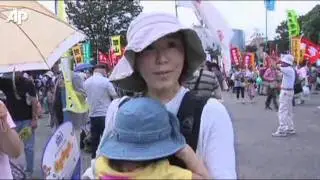 Mass Japanese Anti-nuclear Rally in Tokyo