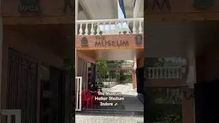 The Museum Holkar International Stadium Indore || Vintage cricket collection | C K Nayudu || SCINDIA