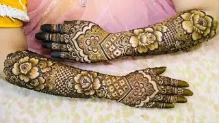 Karwa chauth Special Mehandi Design With Sider Mehandi Design #2025 ##howtomakemehndi #love #viral 