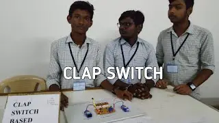 clap switch based light control project // polytechnic College science projects