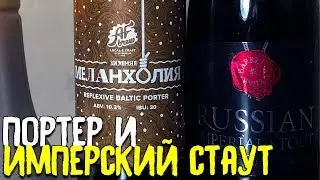 #155: Обзор пива ЗИМНЯЯ МЕЛАНХОЛИЯ & RUSSIAN IMPERIAL STOUT (русское пиво).