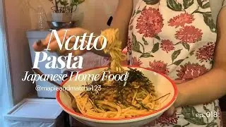 Japanese Natto Pasta 🍝 | Simple & Cozy One-Pan Recipe