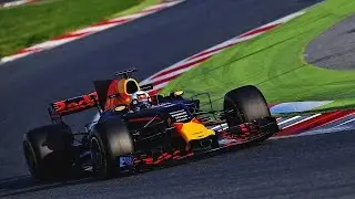 The RB13 takes to the track in Barcelona!