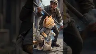 Story of a working cat  🐈😺         like and subscribe our channel to get our daily post