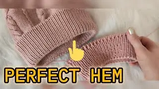 Fixed Hem for Double Knit Hats | Easy Tutorial🧶✨