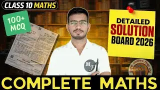 LIVE 🔥 Class 10 Maths MCQ Marathon | 200 Most Important MCQs | Part 02| Board Focused #mathsfire