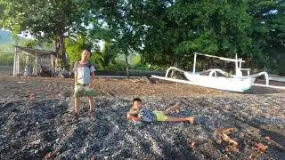 Прогулка по пляжу Амеда, утро, Бали 2023 | Walk on Ameda beach, morning, Bali 2023