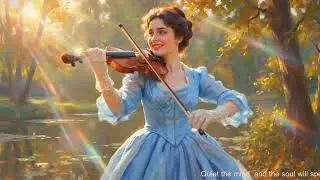Living Canvas | A Monet-Inspired Visual Poem with Violin