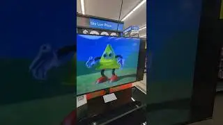 Local Walmart plays Dancing Triangle on TV display #memes