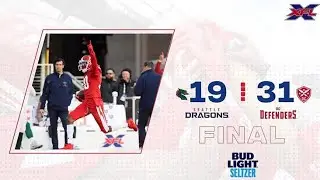 XFL Seattle dragons vs Dc defenders highlights