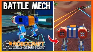I Built My First Battle Mech! | Robocraft Multiplayer