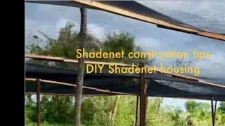 Shadenet construction tips #shadenet #climatechange #twtfarms
