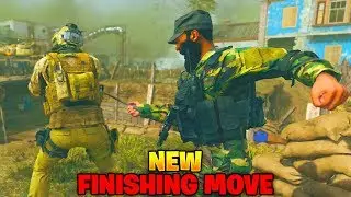 NEW WWE EXECUTION MOVE in Modern Warfare! (MW Bush League Finishing Move)