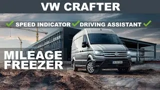 VW Volkswagen Crafter FULL REVIEW MILEAGE FREEZER - KILOMETER FILTER - odometer