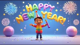 Happy New Year Song for Kids 2026! 🥳 Sing-Along Countdown
