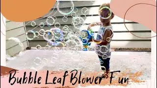 BUBBLE LEAF BLOWER REVIEW | Sunsquad | Target | Bubbles | Kid&rsquo;s Toys | Bubbles for Kids