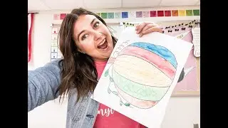 Line Pumpkins Art Project for Kids