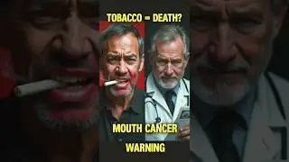 Tobacco Can Destroy Your Mouth! ⚠️🩺 Early Signs of Mouth Cancer You Shouldn&rsquo;t Ignore 💀 #shorts