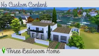 3 Bed Modern Home | The Sims 4 | Speed Build | No Custom Content
