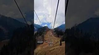 Спускаемся на подъемнике #vanlife #путешествие $горы