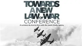 Jeremy Dery with the Jewish Media Agency. Towards a New Law of War Conference, Jerusalem