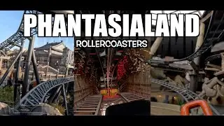 Riding Phantasialand Rollercoasters - Black Mamba - Taron - Colorado Adventure & Winja Fear & Force