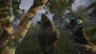 Most efficient way to kill an Asian Rhino | Far Cry 4