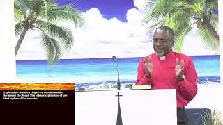 First things first // Rev. Fitzroy J. Thomas
