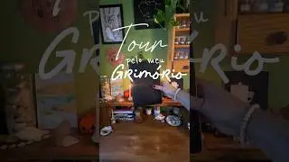 Expliquei tudinho sobre o meu grim&oacute;rio no &uacute;ltimo v&iacute;deo 🫶🏻 M&uacute;sica da @BeaDarte ✨ #grimorio #bruxo