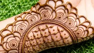 Beautiful Front Hand Mehndi Design 🌿 | Simple & Easy Mehndi for Functions