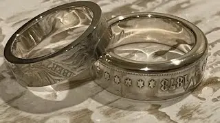 Теперь я сделаю два кольца из одной монеты! Часть 1