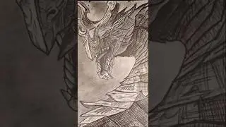 Drawing of Dragon | #art #drawing #sketch #dragon #pinterest #viral #trend #trending #shorts #fpy