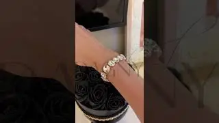 Bracelet &ldquo;Skyscrapers of Dubai&rdquo; with premium Austrian crystals 12mm