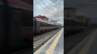 Italian train FyraV250 Frecciargento - From Milan to Lecce