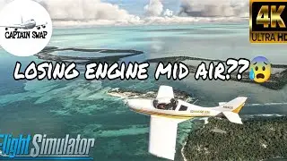 Microsoft Flight Simulator||Losing Engine in Mid Air😰||MSFS 2020