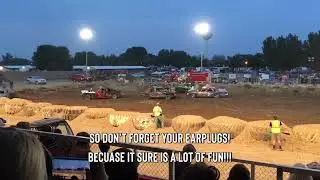 Derby Cars Are Loud! - Demo Derby 2021 - Park County Fair