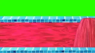 Fountain Crossing video In Green screen || Copyright free || Fountain Animation In Green screen