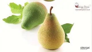 Pear shape (Pera & Fico) silicone mould Silikomart UK