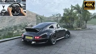 Porsche 911 GT2 Reimagined by Singer- Forza Horizon 5 | Steering Wheel Gameplay[4K]