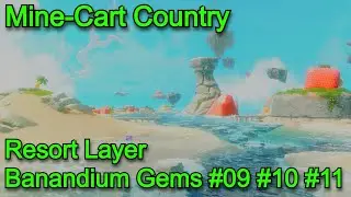 Donkey Kong Bananza - Resort Layer Banandium Gems #09 #10 #11 - Mine-Cart Country