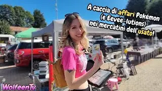 Cerco di ampliare la mia collezione di carte Pokémon delle EEVEE-LUTIONS nei mercatini dell'usato!