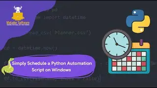 Запланируйте ежедневный скрипт автоматизации Python в Windows | Pandas, CSV, Timestamp, CMD
