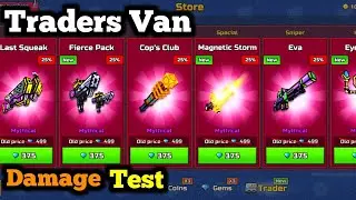 Traders Van Damage Test - 85 Mobility Weapons - Pixel Gun 3D