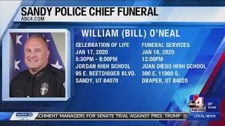 Sandy City to celebrate life of Police Chief Bill O&rsquo;Neal