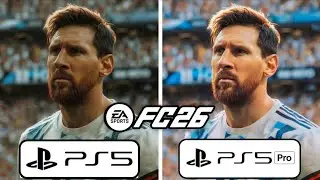 EA Sports FC 26 PS5 vs PS5 Pro Graphics Comparison
