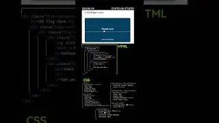 CSS Flip Card #coding #codeproject #programming #codenewbie #webdesign #codingjourney #html