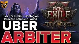 Uber Arbiter: Essence Drain & Contagion Lich &mdash; Hardcore Solo Self-Found [PoE2 Abyssal 0.3]