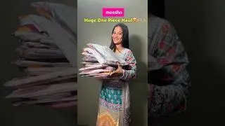 Huge MEESHO One piece Dress Haul #meesho #shorts