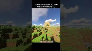 you came back, to see what bro builds..#minecraft #trending #fyp #viral #shortsfeed #minecraftmemes
