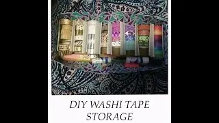 DIY Washi Storage Using 12 Pack of Soda Box